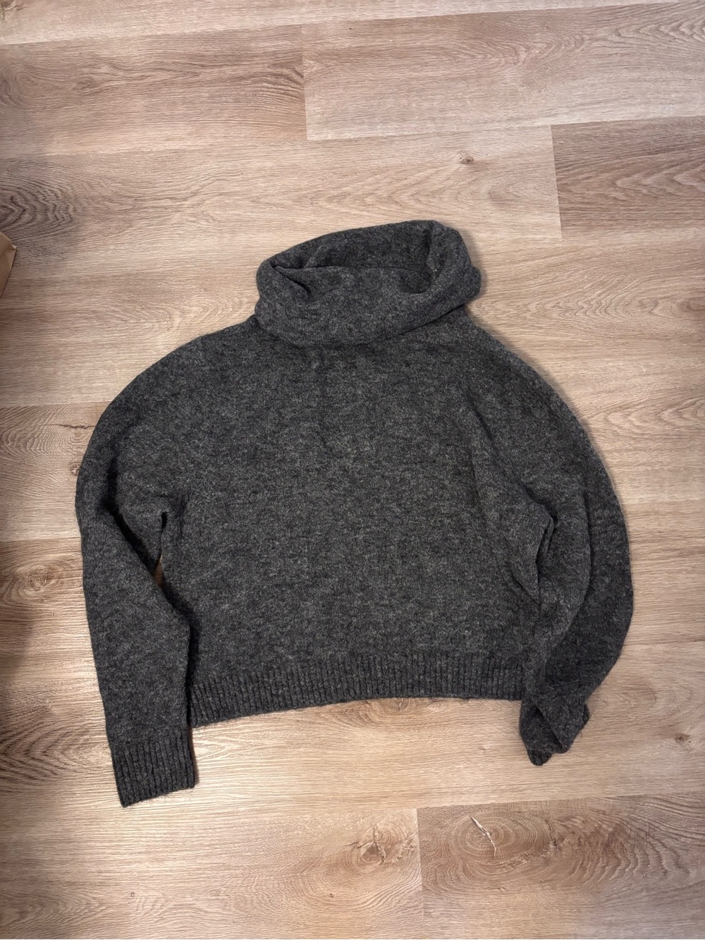 H&M Charcoal Gray Turtleneck Sweater
